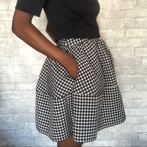 EXPRESS | High Waisted Pleated Mini Skirt